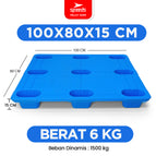 100x80x15cm 6KG