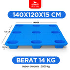 140x120x15cm 14KG
