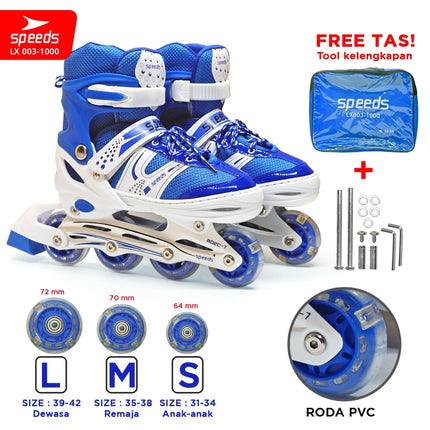 SPEEDS Sepatu Roda Anak Dewasa Roda PVC 003-1000