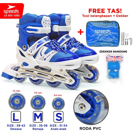 SPEEDS Sepatu Roda Anak Dewasa Roda PVC 003-1000
