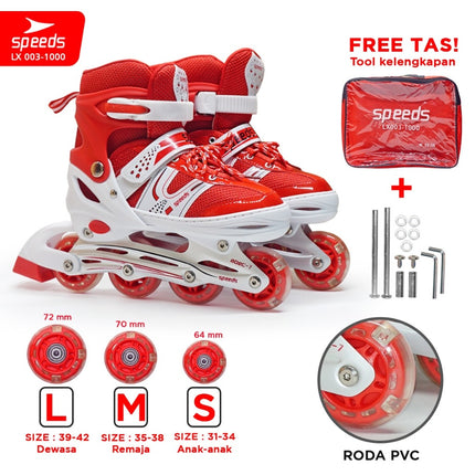 SPEEDS Sepatu Roda Anak Dewasa Roda PVC 003-1000