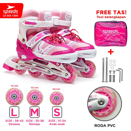 SPEEDS Sepatu Roda Anak Dewasa Roda PVC 003-1000