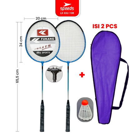 SPEEDS Raket Badminton Raket Racket Bulu Tangkis Outdoor Original Pertandingan 032-507
