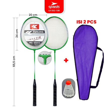 SPEEDS Raket Badminton Raket Racket Bulu Tangkis Outdoor Original Pertandingan 032-507
