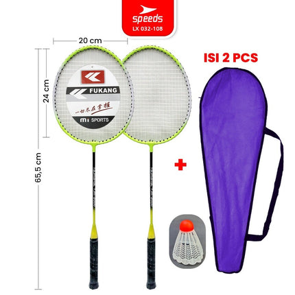 SPEEDS Raket Badminton Raket Racket Bulu Tangkis Outdoor Original Pertandingan 032-507