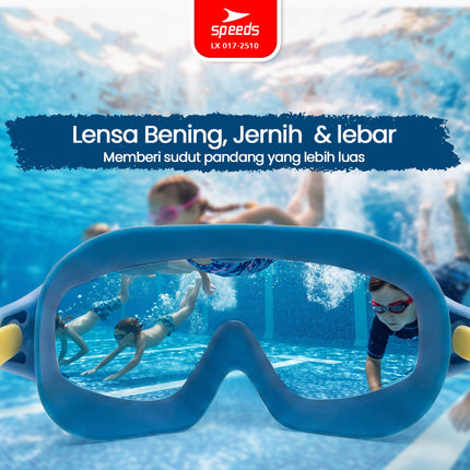 SPEEDS Kacamata Renang Anak Swimming Goggles Anti Fog Lensa Jernih 017-2510