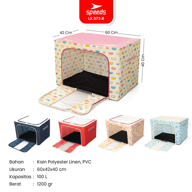SPEEDS Kotak Penyimpanan Box Storange 66L 100L 075-8