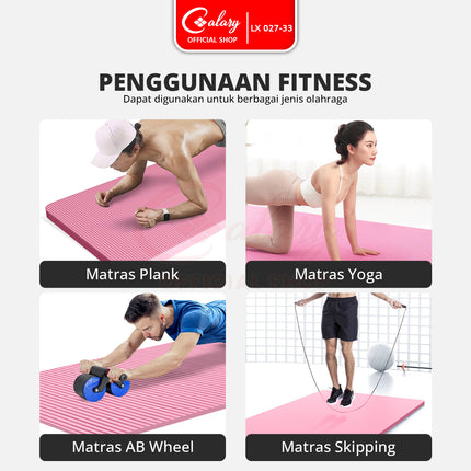 SPEEDS Yoga Mat 196x115x30mm Anti Slip Matras Yoga Tebal Extra Besar Alas Yoga Senam LX 027-33