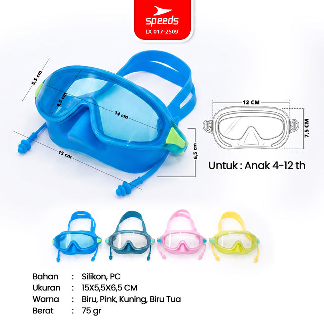 SPEEDS Kacamata Renang Anak + Earplug 017-2509