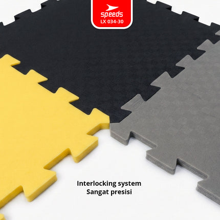SPEEDS Matras Taekwondo XPE 60x60x2cm Empuk Matras Puzzle Alas Ruangan 034-30