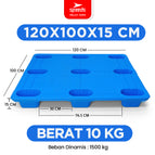 120x100x15cm 10kg
