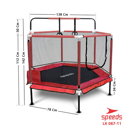 SPEEDS Trampoline Sports Children's Trampoline Play Toy Jump Fitness 067-11