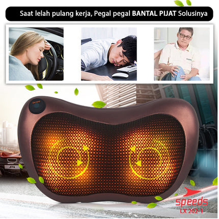 SPEEDS Bantal Pijat Home and Car Masage Pillow 202-1