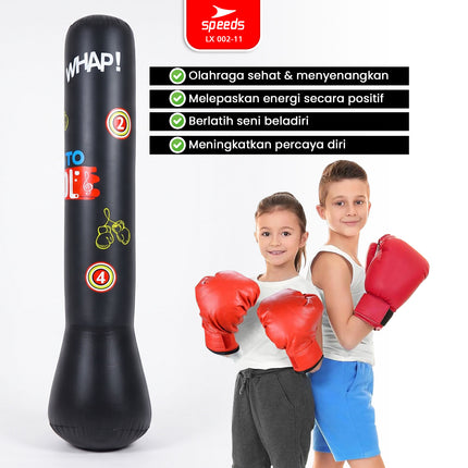 SPEEDS Boxing Punching Bag for Kids, Vertical Kids Punching Bag, Target Point Punching Bag for Boxing Training, Punch Bag Target 002-11