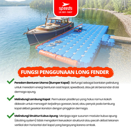SPEEDS Long Fender Dermaga Apung Tepi 001-1607