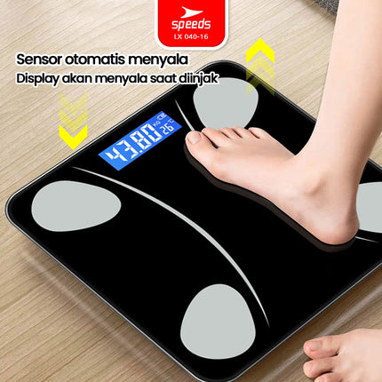 SPEEDS Timbangan Berat Badan Digital Max 180kg 040-16