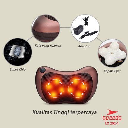 SPEEDS Bantal Pijat Home and Car Masage Pillow 202-1