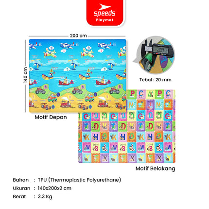 SPEEDS Playmat TPU 200x140cm