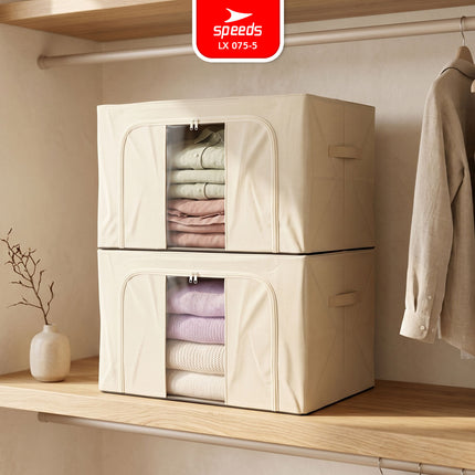 SPEEDS Storage Box Kotak Penyimpanan Multifungsi Container Oxford Tahan Air Lembab 075-5