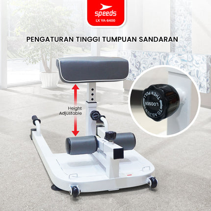 SPEEDS Squat Machine Alat Fitness Bench Multifungsi Gym 042-6400