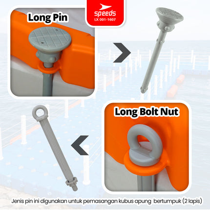 SPEEDS Long Fender Dermaga Apung Tepi 001-1607