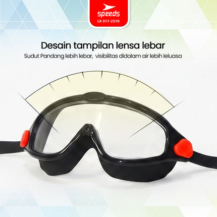 SPEEDS Kacamata Renang Anak Swimming Goggles Anti Fog Lensa Jernih 017-2510