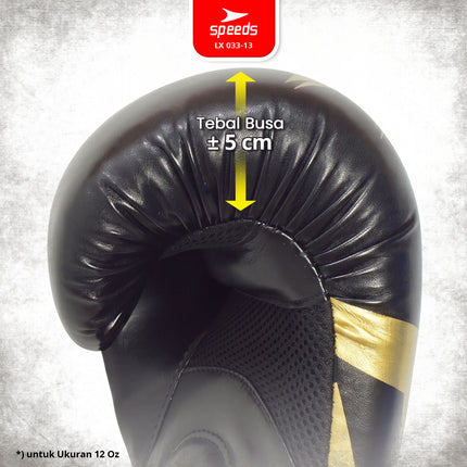 SPEEDS Boxing Gloves 10-12 OZ Sarung Tinju 033-13