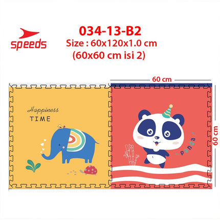 SPEEDS Evamat 30x30cm 20mm Puzzle Mat Carpet Puzzle Mat Eva Interlocking Floor Mat 034-13