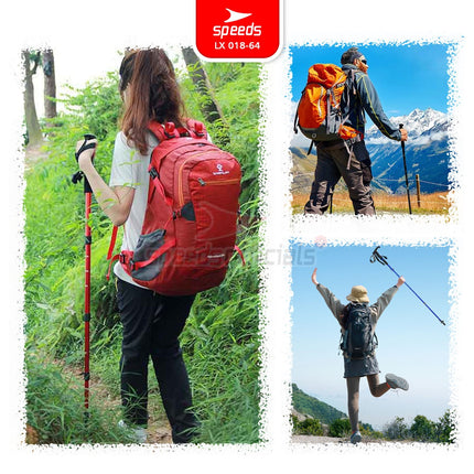 SPEEDS Trekking Pole Tracking Pole Gagang L Tongkat Treking Gunung Camping/ Tongkat Hiking Mendaki 018-64