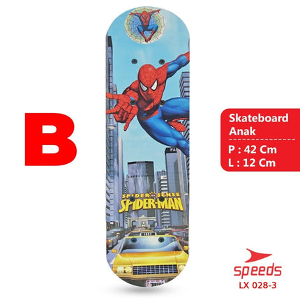 SPEEDS Papan Skateboard Anak Pennyboard Mainan Papan Skate Fullset Freestyle Anak 028-1705