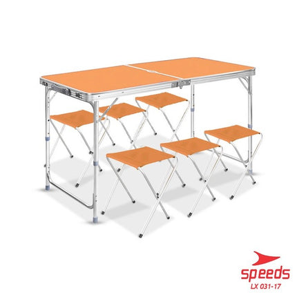 SPEEDS Folding Table Chair Set Free Folding Table Folding Chair Outdoor Indoor Bag Portable Folding Table Camping Picnic 031-36