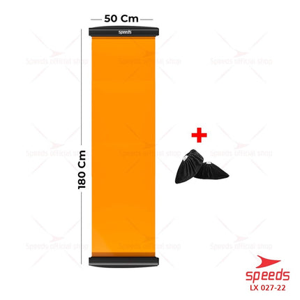 SPEEDS Sliding Mat Alat Fitness Gesek Kaki Portabel Alat Olahraga Gym Sport Gesek Glider Mat 027-22