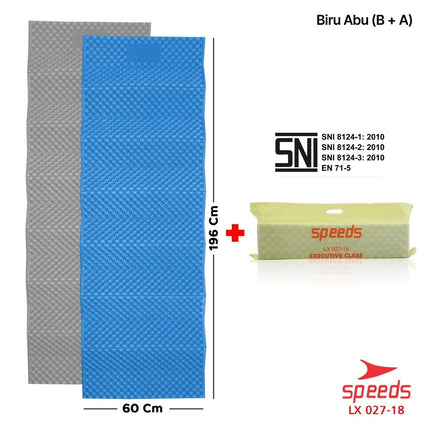 SPEEDS Matras Lipat Duduk XPE Polos Olahraga Yoga Playmat Playmate Tebal Karpet Outdoor Matras Camping Berstandar SNI 027-18