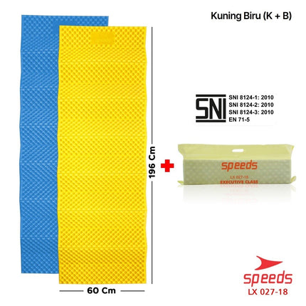 SPEEDS Matras Lipat Duduk XPE Polos Olahraga Yoga Playmat Playmate Tebal Karpet Outdoor Matras Camping Berstandar SNI 027-18