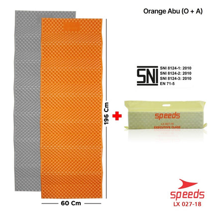 SPEEDS Matras Lipat Duduk XPE Polos Olahraga Yoga Playmat Playmate Tebal Karpet Outdoor Matras Camping Berstandar SNI 027-18