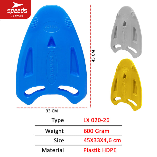 SPEEDS Papan Pelampung Renang Anak Papan Seluncur Swimming Board Olahraga Air Pemula Kick Board  020-26