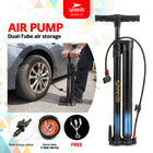 SPEEDS Pompa Angin Floor Pump 160 PSI Dual Tube Air Portabel Pompa Ban Serbaguna 016-17