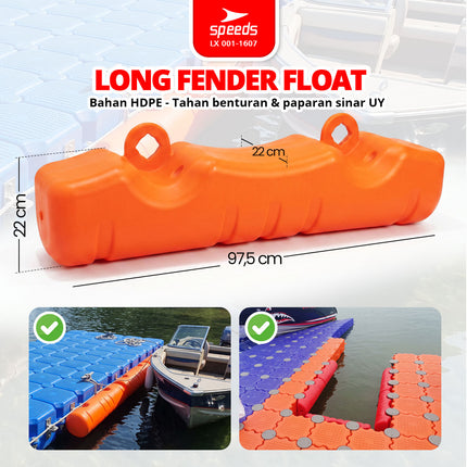 SPEEDS Long Fender Dermaga Apung Tepi 001-1607