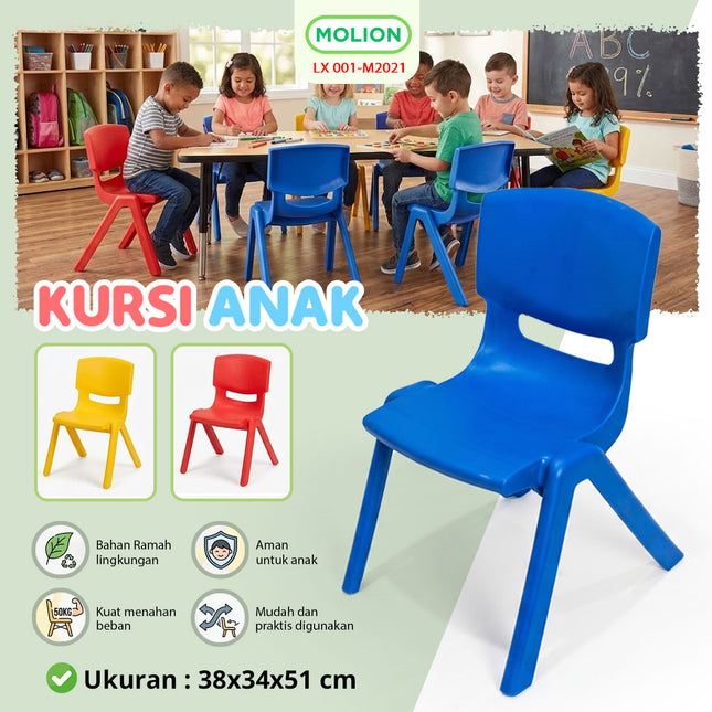 MOLION Kursi Anak Warna Warni 001-M2021