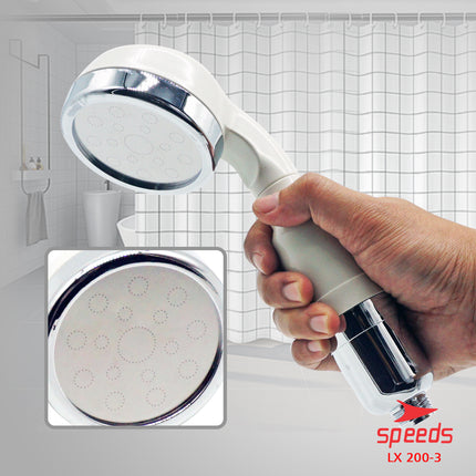 SPEEDS Kepala Shower Head Mandi Bak filter ganda lebih bersih soft halus lembut Shower Only 200-3