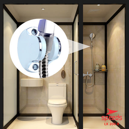 SPEEDS Gantungan Shower Dudukan Shower Holder Kepala Shower Penyangga Bor Kuat Ringan 200-8