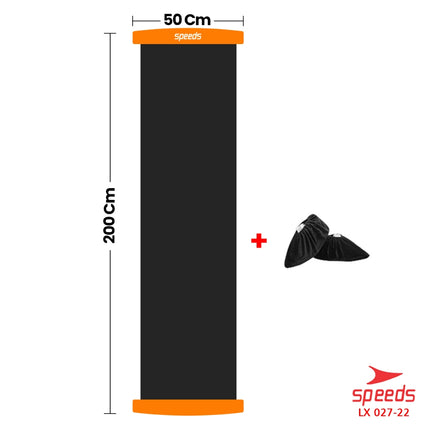 SPEEDS Sliding Mat Alat Fitness Gesek Kaki Portabel Alat Olahraga Gym Sport Gesek Glider Mat 027-22
