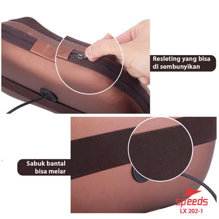 SPEEDS Bantal Pijat portable Home and  Car Masage Pillow 202-1