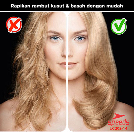 SPEEDS Hair Dryer Alat Pengering Rambut Mini Multifungsi Salon Haircare Pengatur Panas 202-14