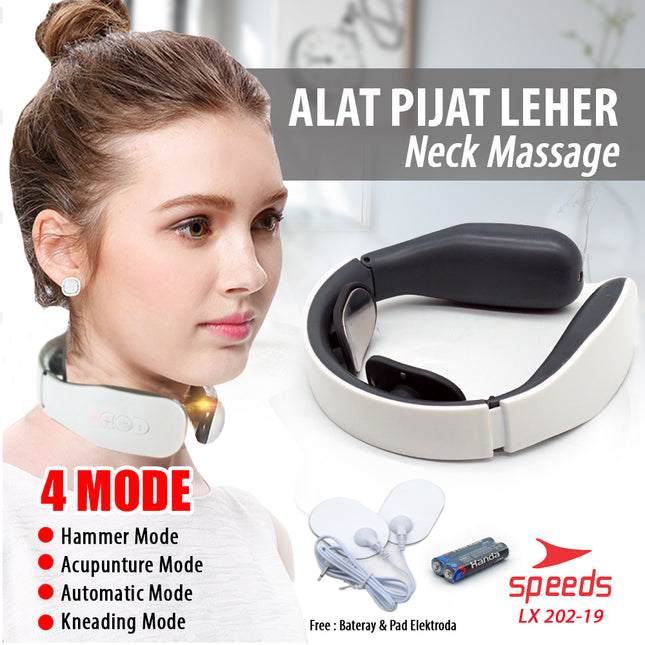 SPEEDS Neck Massager Electric Infrared Magnetic Neck and Body Therapy Device 202-19