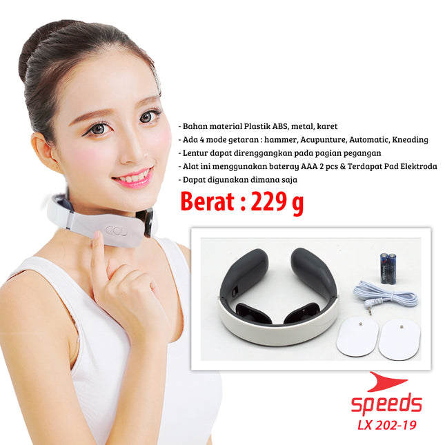 SPEEDS Neck Massager Electric Infrared Magnetic Neck and Body Therapy Device 202-19