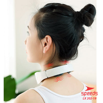 SPEEDS Alat Pijat Leher Neck Massager Alat Terapi Leher dan Tubuh Elektrik Infrared Magnetic 202-19