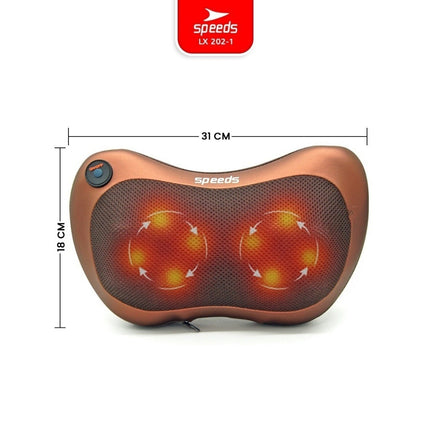 SPEEDS Bantal Pijat portable Home and  Car Masage Pillow 202-1