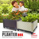 SPEEDS Pot Tanaman Pot Bunga Planter Box Plastik Benih Bibit Tanaman Rak Tanaman 202-22