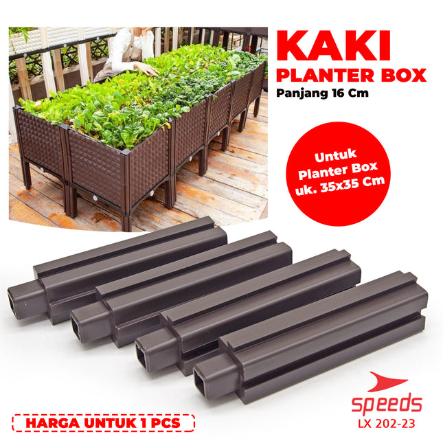SPEEDS Kaki Penyangga Plastik Planter Box Dudukan Tanaman Hiasan Pot Tanaman 202-23